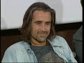 Lisa Cannon interviews Colin Farrell on movie set \