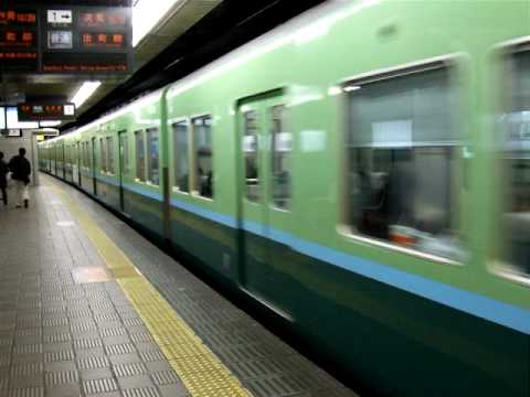 京阪電鉄淀屋橋駅　発車風景