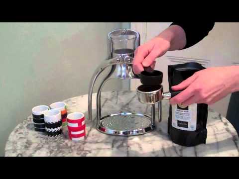 The ROK manual espresso maker