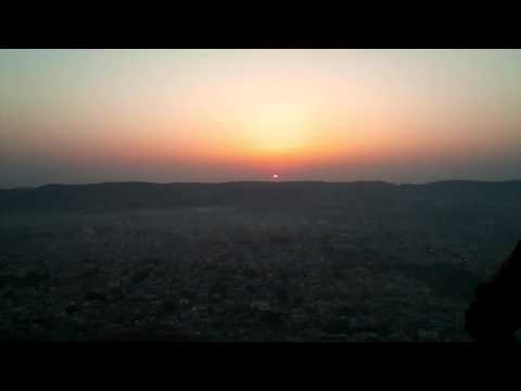 Sunrise from Nahargarh Fort Jaipur Rajasthan