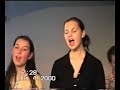 The ensemble singing by the students of the dramatic arts from Conservatory Brno