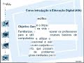 ProInfo Integrado - Curso Introdução à Educação Digital