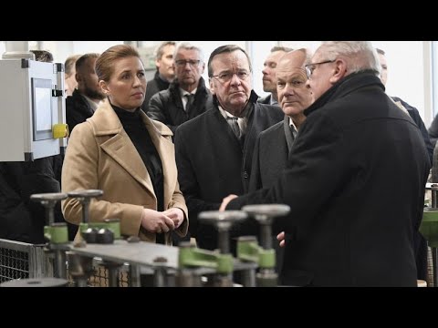 Deutschland: Neue Munitionsfabrik von Rheinmetall - Bundeskanzler Olaf Scholz (SPD) fordert Aufrüstung in Europa
