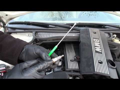 BMW 3 series spark plug or coil change simple and easy