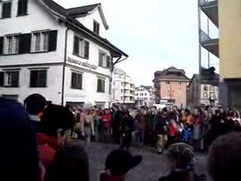 Einsiedeln: Parade in Street