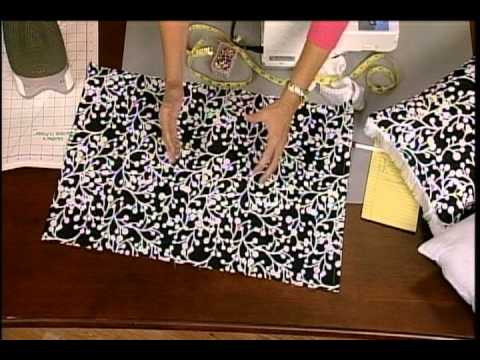 pillow - Shari Hiller teaches how to sew decorative pillows, using easy instructions for the beginner or the expert.