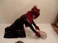 Shinya playing with Miuy-chan.
