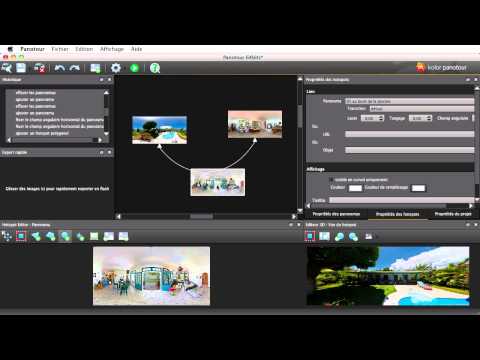 Panotour : Présentation de l'interface