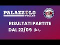 risultati partite dal 22 al 28-09-2025