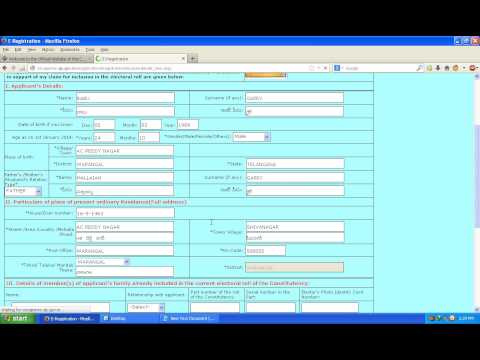 how to apply election card