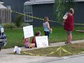 Crazy Guy in Front of Casey Anthony House