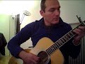 Joe Dassin - Les Champs-Elysées 1970 Fingerstyle Guitar ( Martin M 38 KOA )