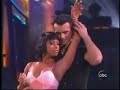 dancing with the stars professional dancers tony dovolani & cheryl burke perform their rendition of dirty dancing to 