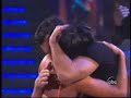 dancing with the stars professional dancers tony dovolani & cheryl burke perform their rendition of dirty dancing to 