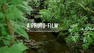 Behind the scenes photo shoot at Errwood Hall, Peak District.
