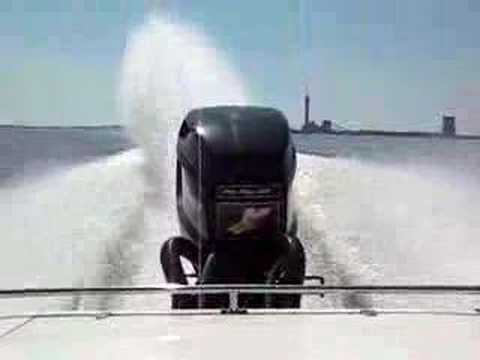 My friend Alex's Mercury 300X running up the Egg harbor River in New Jersey.