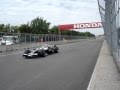 Montreal F1 side track view