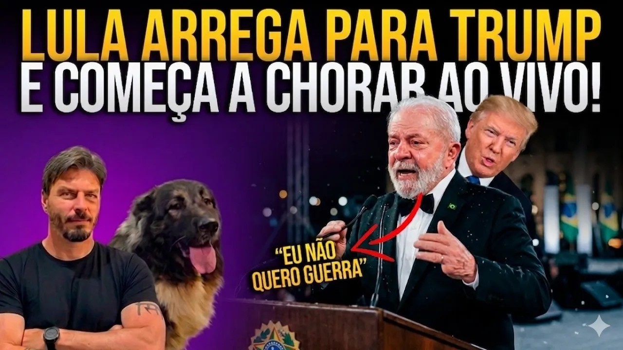 ARREGOU LULA se assusta com relatório de Trump e começa a chorar na Alemanha!