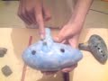 como hacer el silbato en una ocarina de plastilina