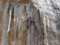 Rock climbing in Kalymnos, Greece, \"Thetis\" 6b On sight Rock climbing in Kalymnos, Greece, \"Thetis\" 6b On sight