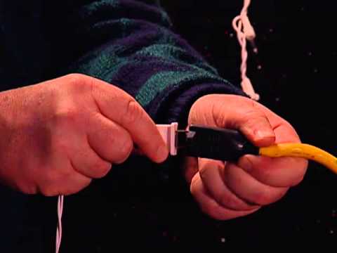 how to repair icicle lights