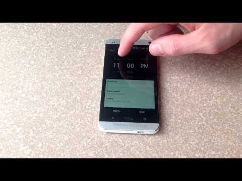 how to set reminder in htc desire v