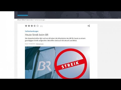 Streik: Öffentlich-rechtlicher Rundfunk will 6 % mehr ...