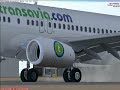 Transavia.com Landing 737-800 Malaga Operating for Jetairfly