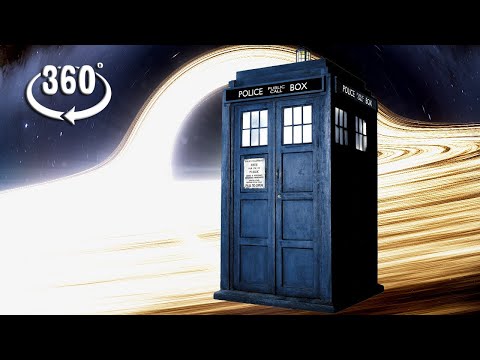 VR 360 Doctor Who's TARDIS Escaping a Black Hole in Space for Virtual Reality video - YouTube