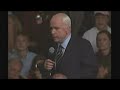 McCain booed by his own supporters! McCain booed by his own supporters!