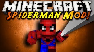 Minecraft Mod Showcase : SPIDERMAN!