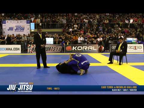 European Open 2015 Black Belt FINALS: Adult Male - Rooster (Caio Terra vs. Nicholas Gaillard)