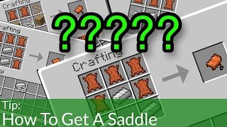 How To Get a Saddle in Minecraft