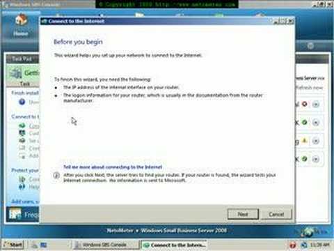how to repair sbs 2008 installation