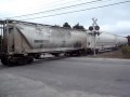 Maine Eastern Railroad GP9 #764 in downtown Brunswick