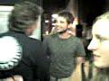 we recently went to a rooster gig at fibers in york and afterwards they came out and signed stuff. nick kept signing lots stuff and have photos taken. so emily took a video of him being really good to his fans. go rooster!!!