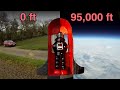 Toy Robot in Space! - HD balloon flight to 95000ft