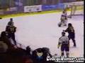 French Canadian college hockey fight