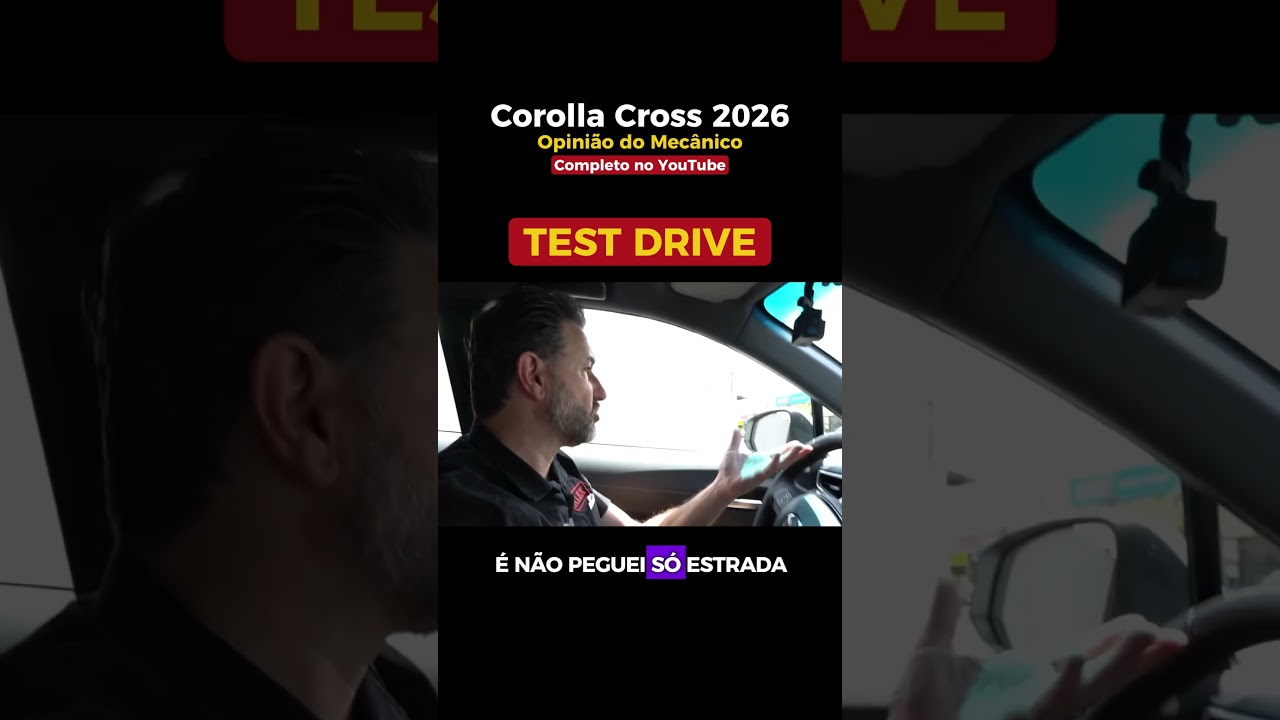 Test Drive no Toyota Corolla Cross 2026