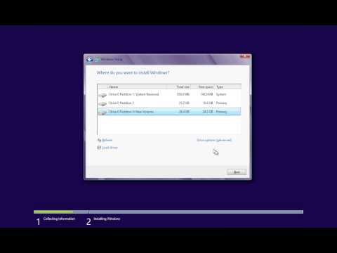 how to perform partition in windows 8