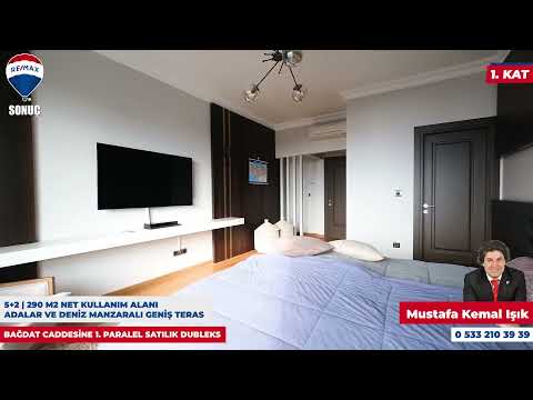 BAĞDAT CADDESİNDE MUHTEŞEM DENİZ MANZARALI DUBLEKS300m2