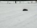 Brushless E-Maxx 3905 snow paddles + chains
