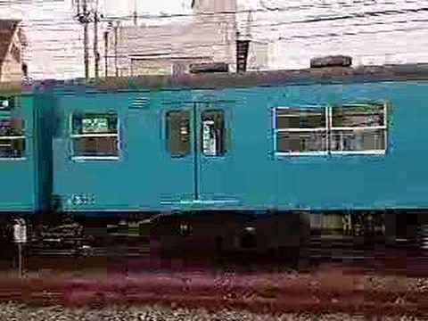 日根野区１０３系　Ｋ８０３編成鳳出庫