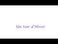 Un soir d'hiver