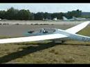 Start Segelflugzeug mit Winde