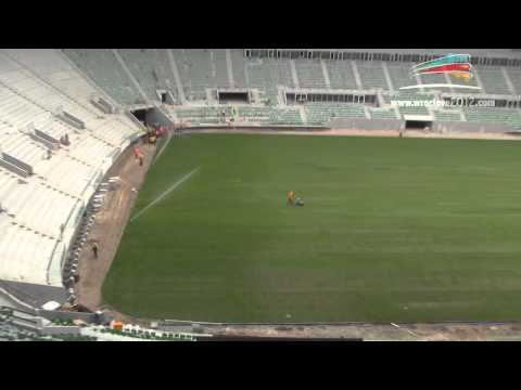 Nowa murawa na wrocławskim stadionie Video