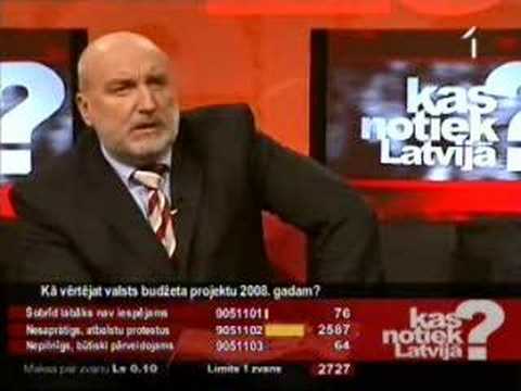 Kas Notiek Latvijā 2007.10.10 - Godmanis screen 1