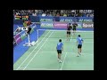 Men's Doubles Final - French Super Series 1 November 2009. It just the last part of the game but still amazing