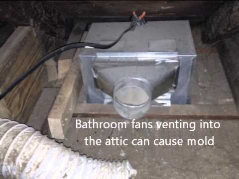 how to vent into attic