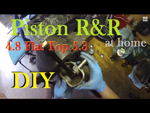 How To Swap Pistons on Connecting Rod at Home – 4.8 Flat Tops into a 5.3 LS1
